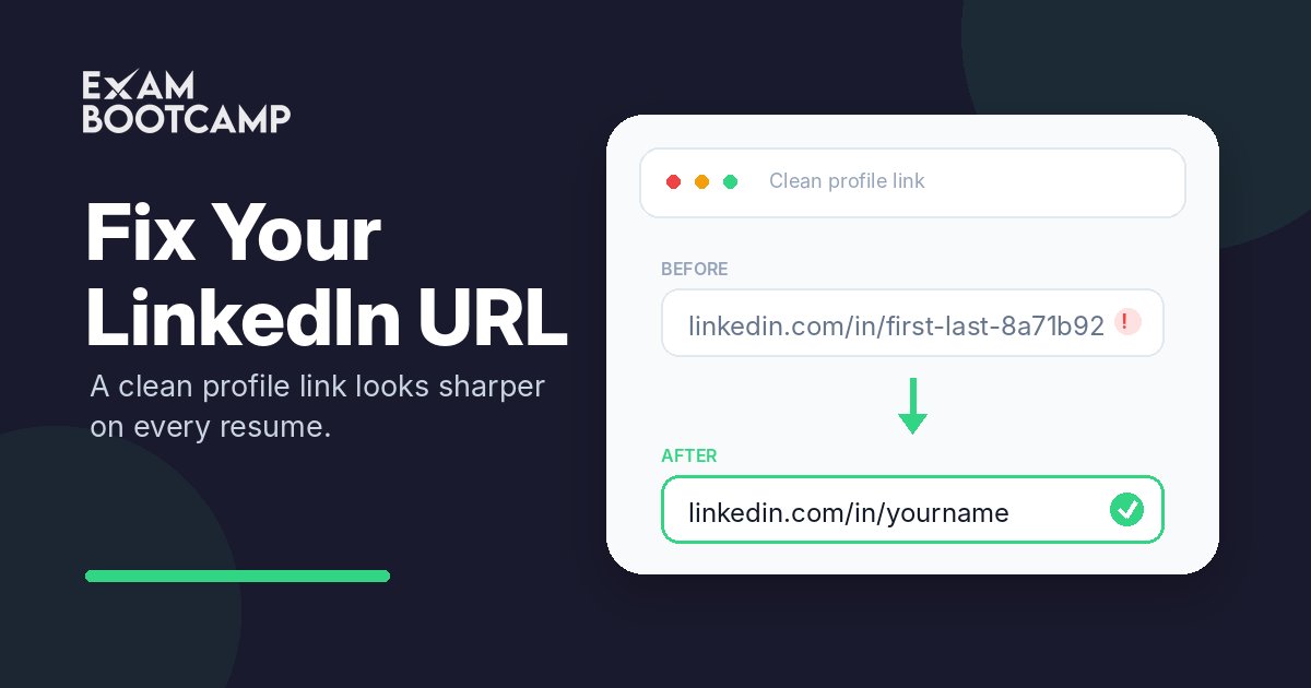 The LinkedIn URL Mistake on Almost Every Resume